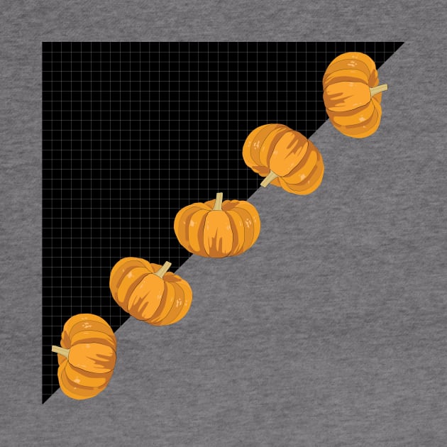 Pattern : Diagonal Orange Pumpkin by Crafting Yellow